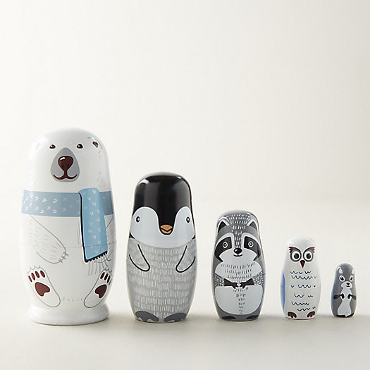 Polar Bear Matryoshka Nesting Dolls | Terrain