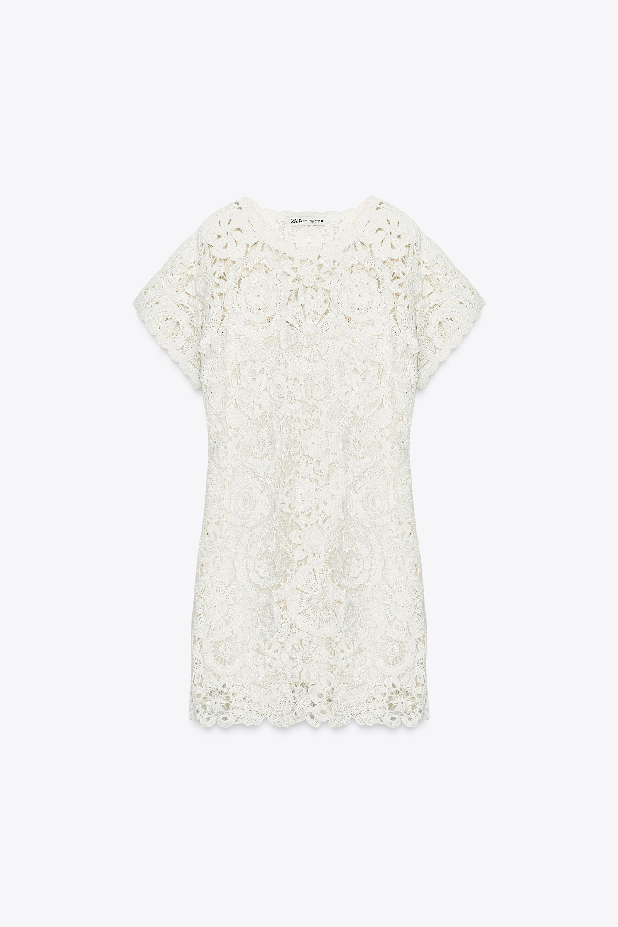 CROCHET MINI DRESS ZW COLLECTION | Zara US