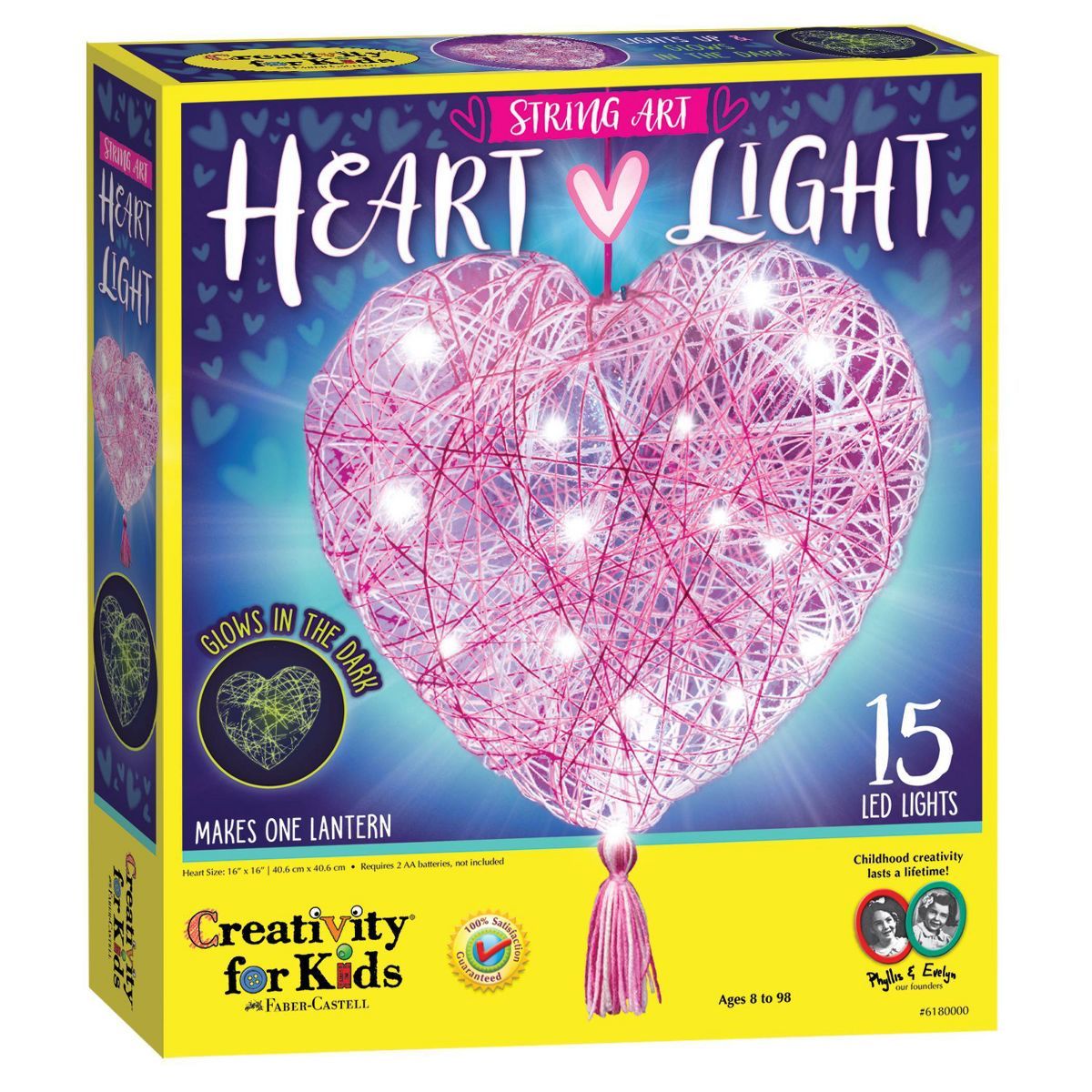 Creativity for Kids String Art Heart Light Craft Kit | Target