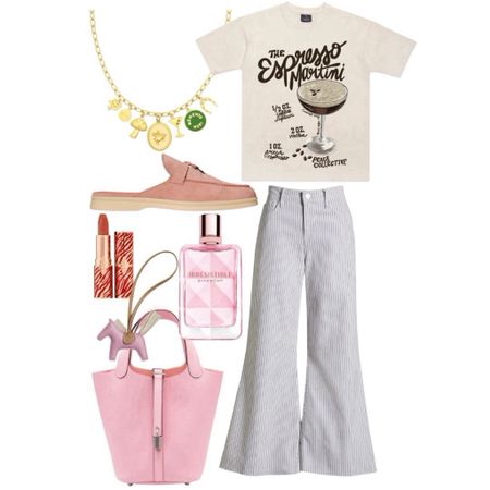 Cute outfit idea - stripe pants, Loro piana mules, espresso martini tee




#LTKSeasonal #LTKFindsUnder100 #LTKStyleTip
