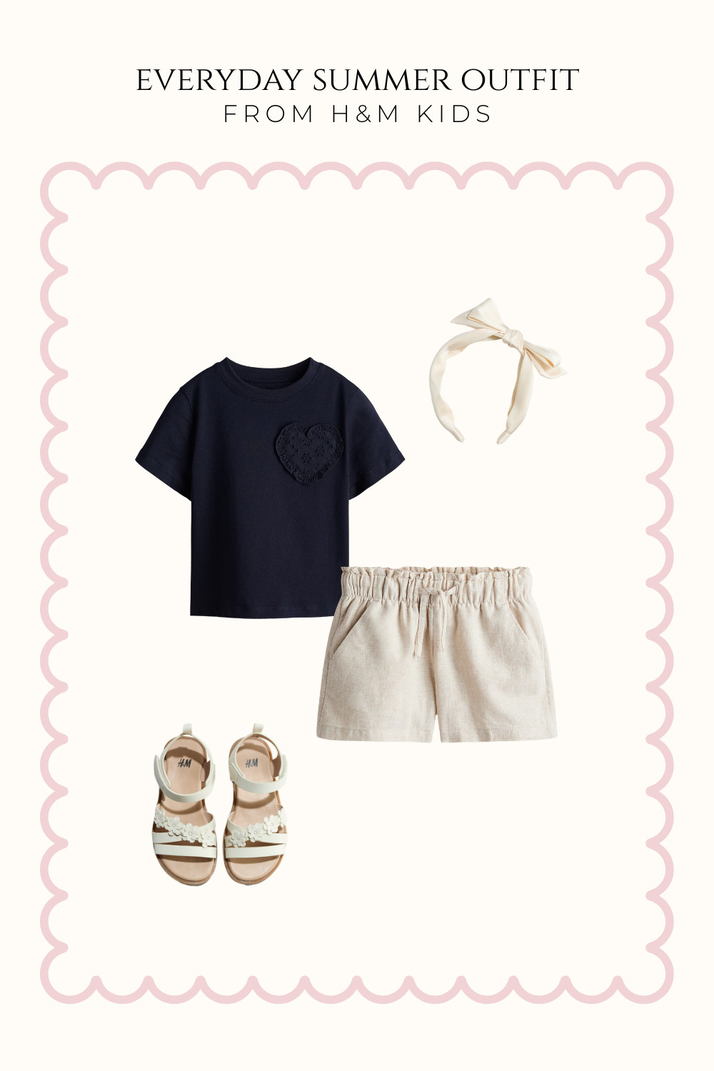 Soft neutral outfit ideas for little girls featuring comfortable H&M pieces that are easy to mix and match for everyday wear. 

 #LTKsummer #LTKkids
