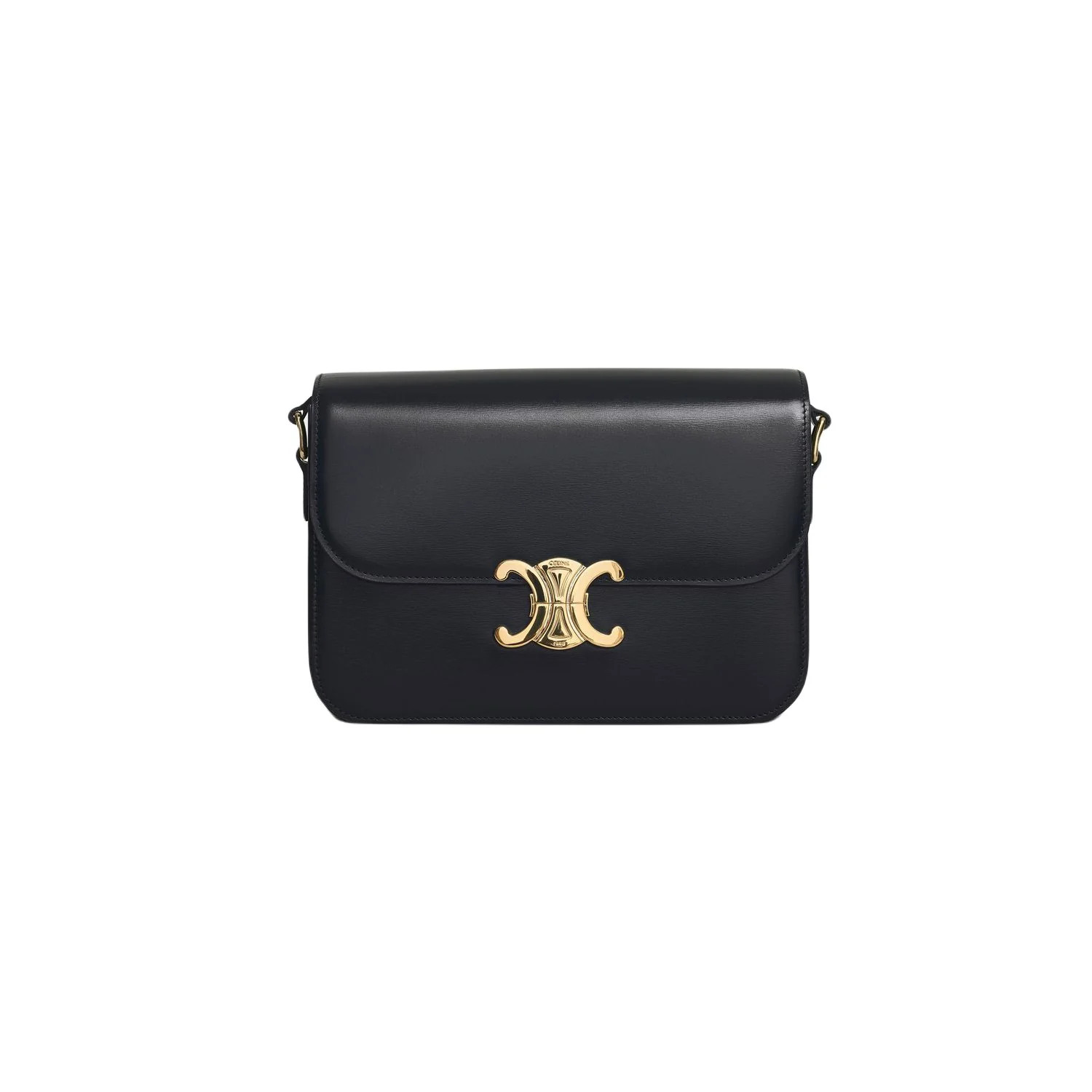 Celine Women's Classique Triomphe Bag in Black | 187363BF4.38NO | LOZURI