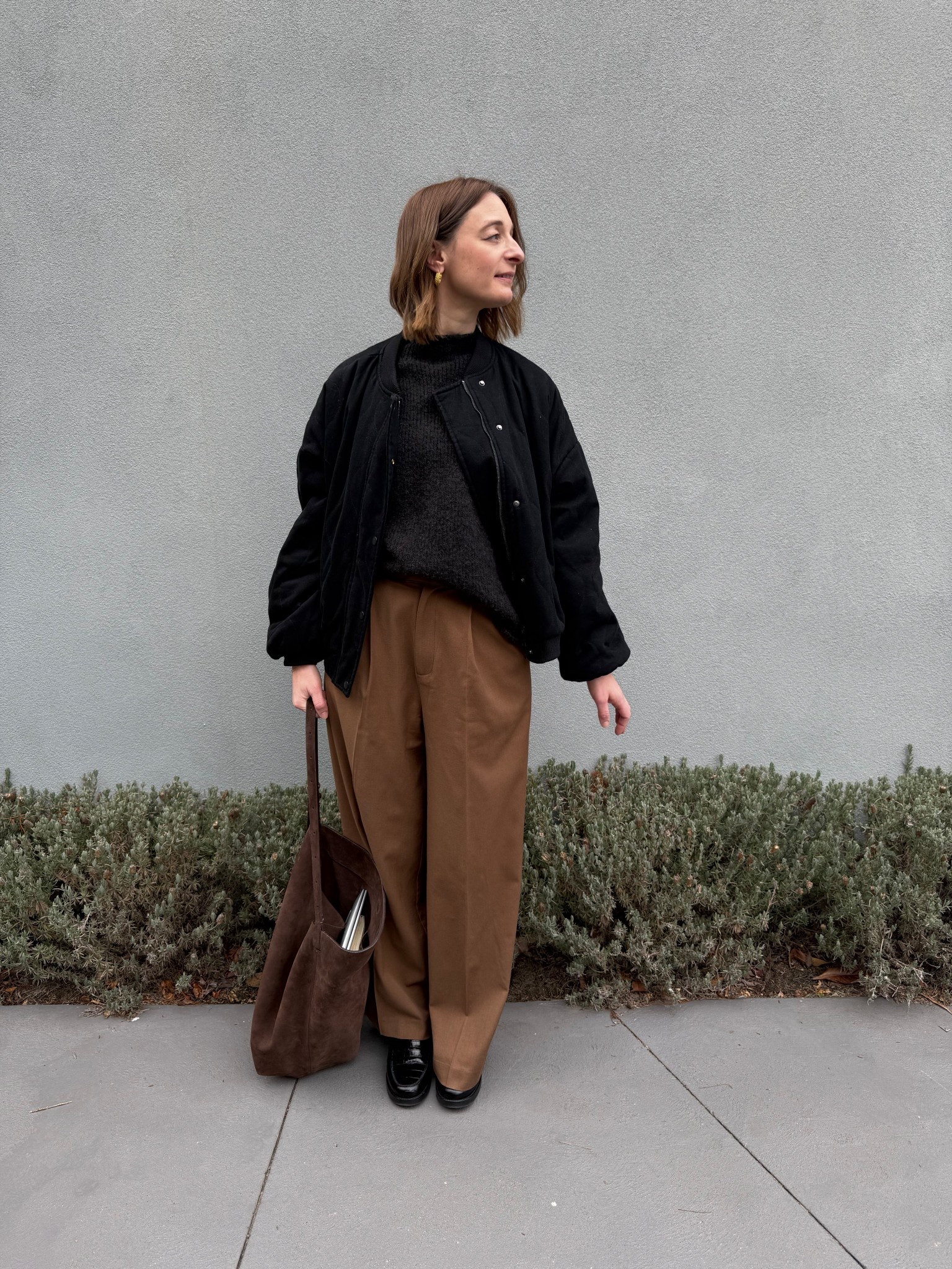 Jacket - Feather & Noise. Wearing a S/M
Tank - Mango. Wearing a size 8
Sweater - Assembly Label. Wearing a S/M
Pants - Seed Heritage. Wearing a size 8. 
Loafers - Sezane. Tts 

#LTKaustralia #LTKnewzealand #LTKwinter