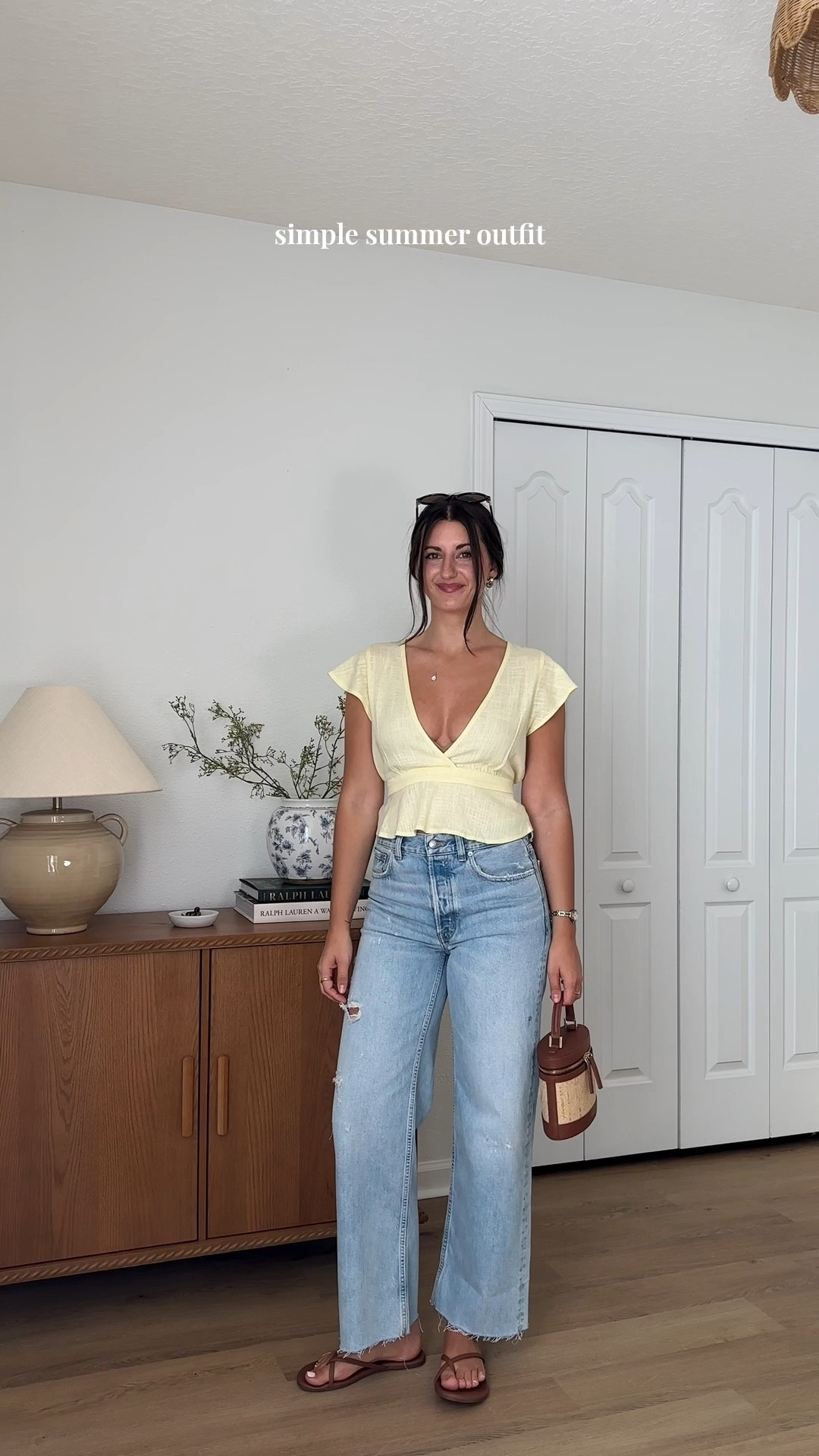 casual summer dinner outfit ✨ wearing 25 long jeans & small top! I’m 5’5” 

#LTKSummerEdit #LTKStyleTip #LTKSeasonal