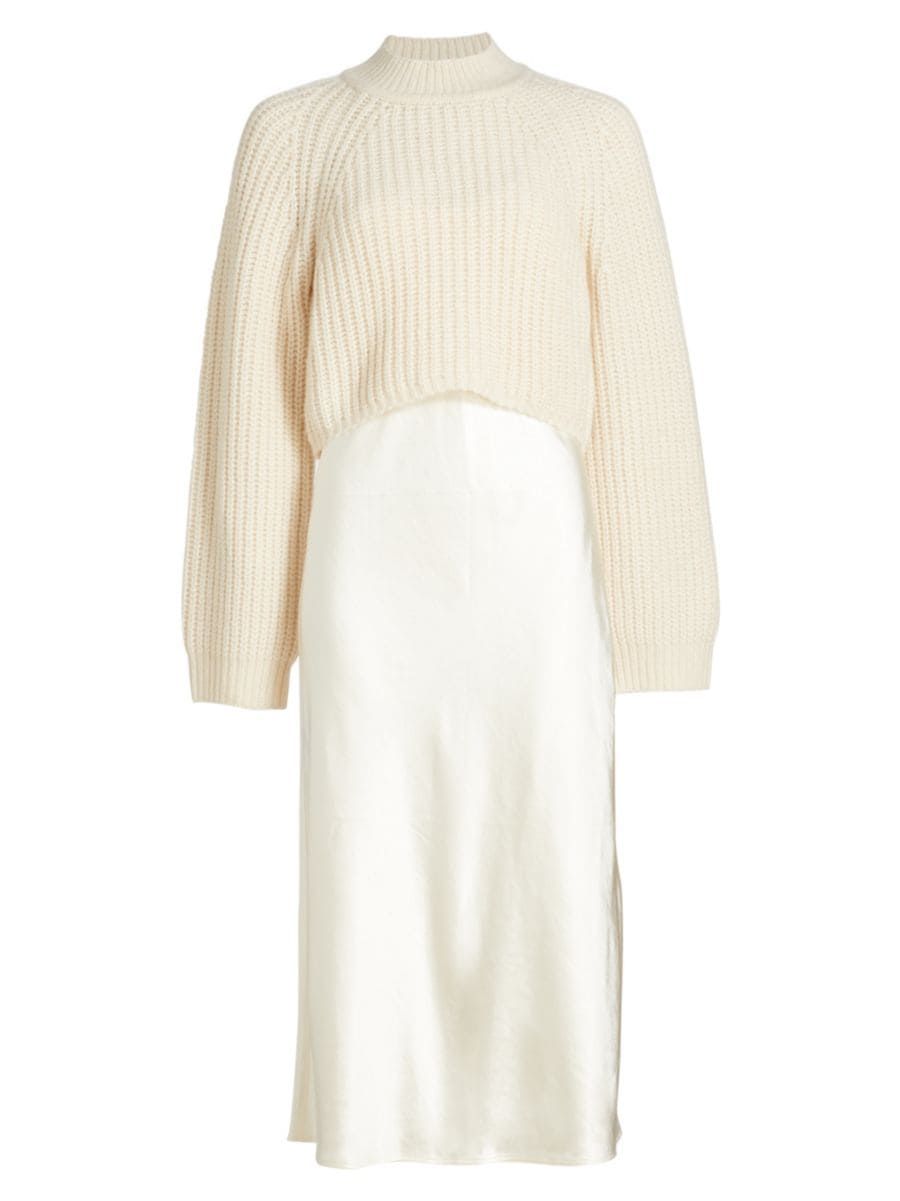 Ren Sweater Combination Midi-Dress | Saks Fifth Avenue
