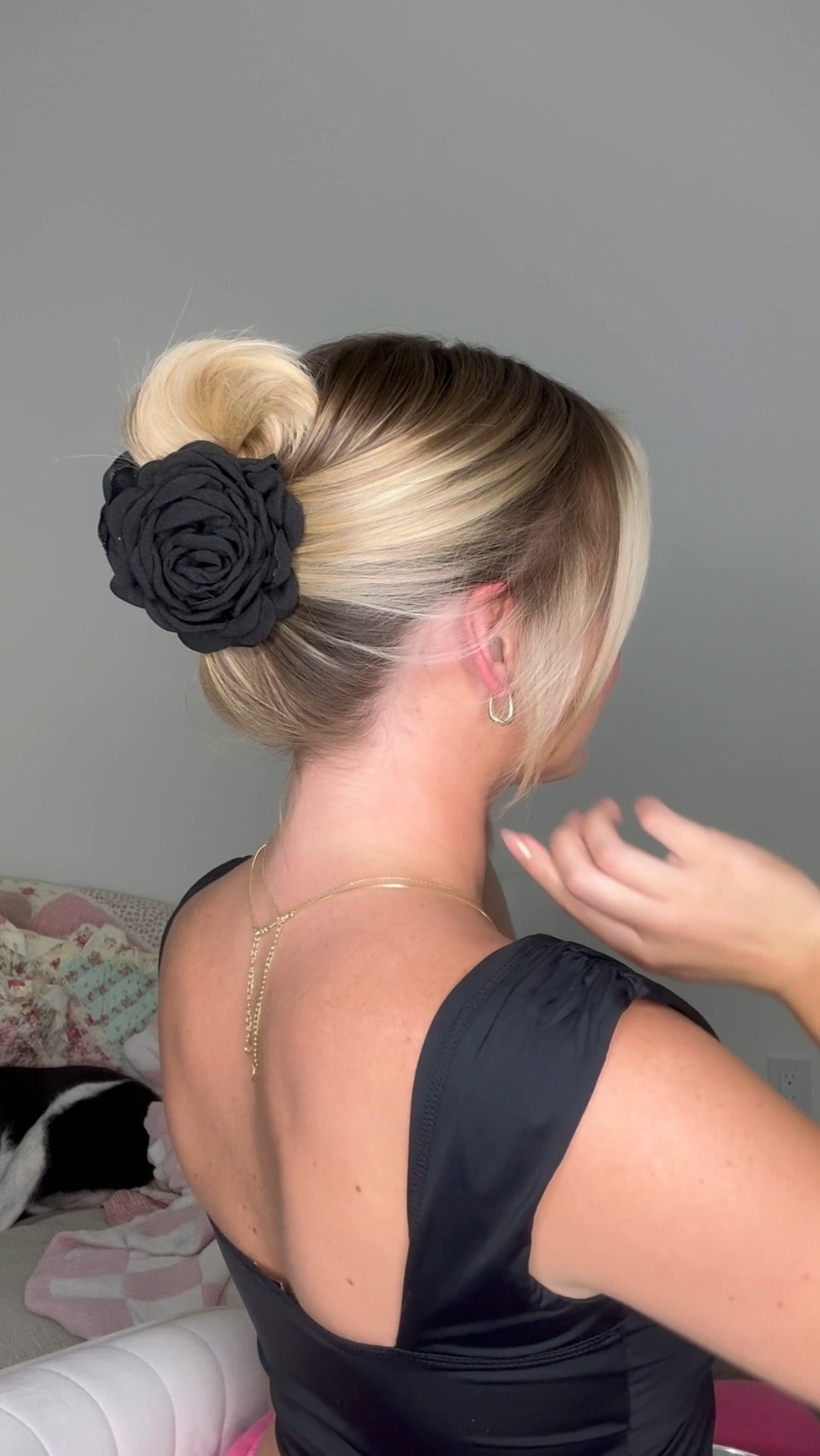 Rose flower hair clip 

#LTKBeauty #LTKBacktoSchool #LTKStyleTip