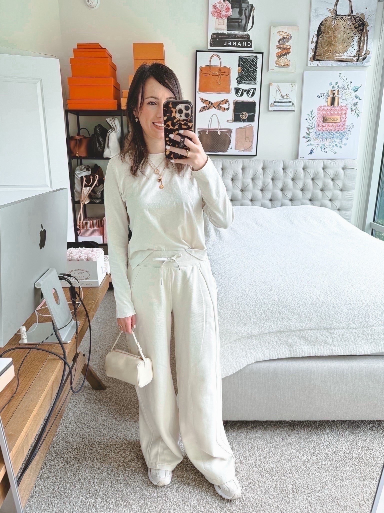 Lululemon tee in bone (6) with scuba wide leg sweatpants (small) in bone





#LTKFindsUnder100 #LTKSeasonal #LTKootd