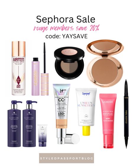 Sephora sale favorites! 

20% off for rouge tier with code YAYSAVE 

#LTKsalealert #LTKxSephora #LTKbeauty