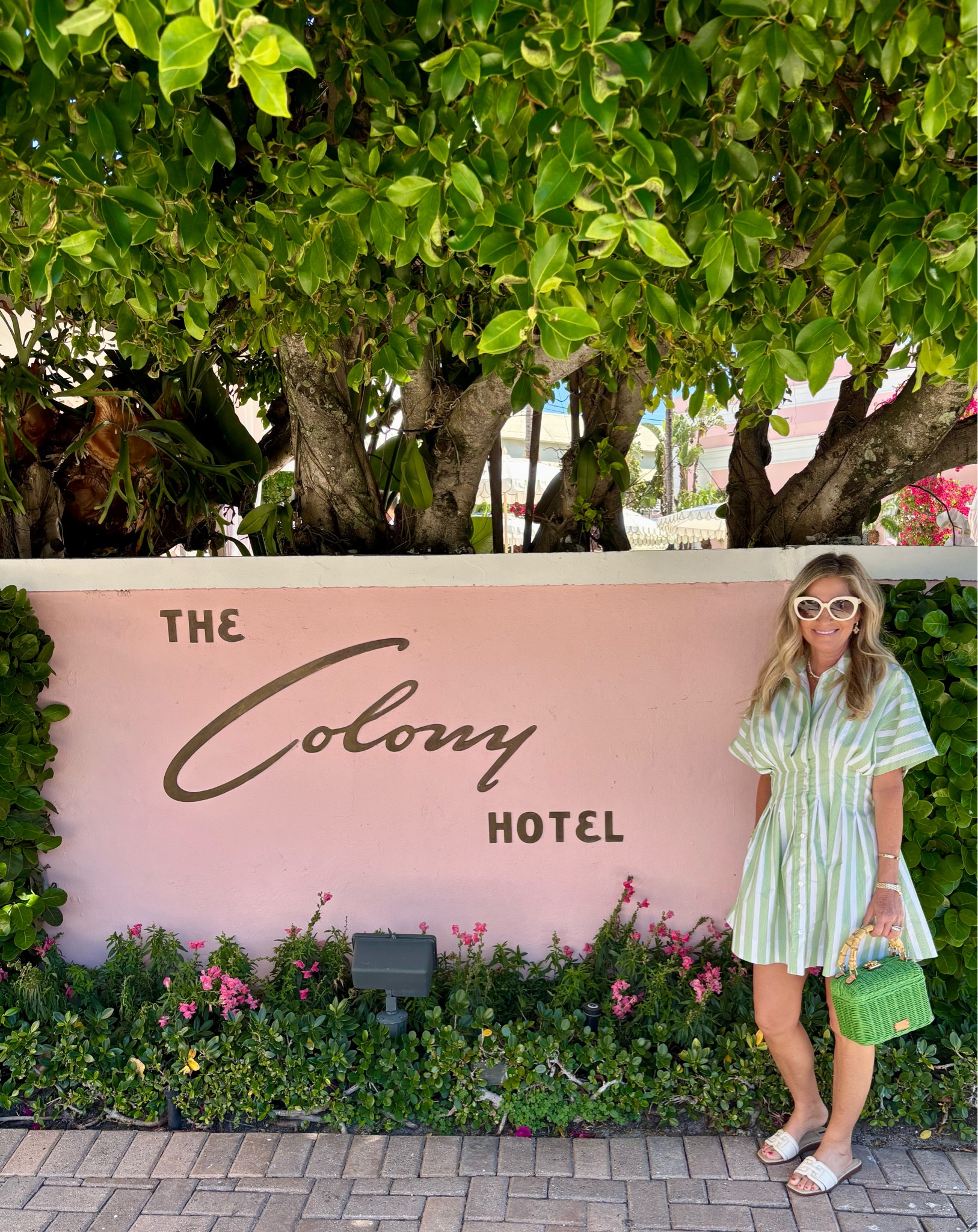 West Palm Beach style! This dress was complimented on so much! I sized down. The gathered waist is so flattering.
