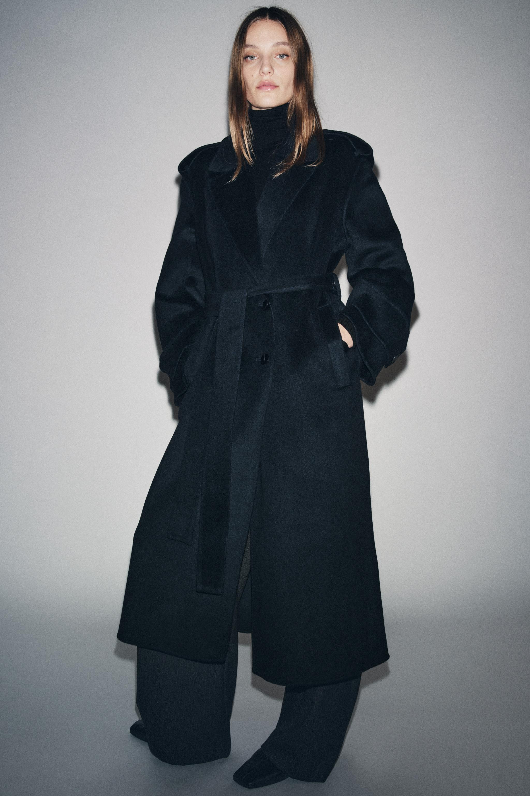 LONG WOOL BLEND COAT ZW COLLECTION LIMITED EDITION | Zara US