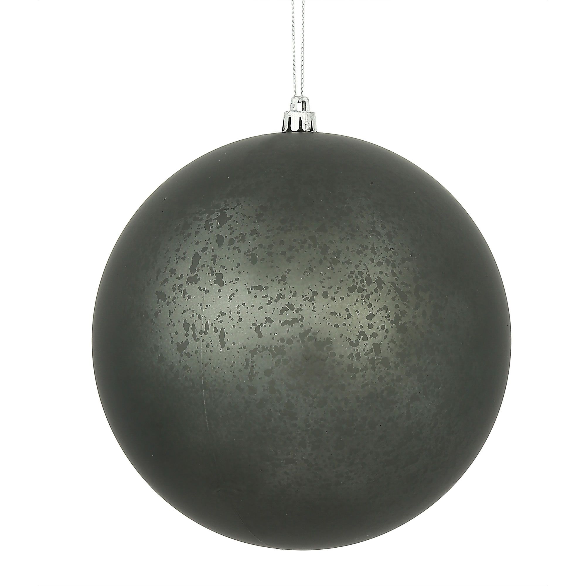 Vickerman 4" Pewter Matte Mercury Ball Ornament, 6 per Bag. | Walmart (US)