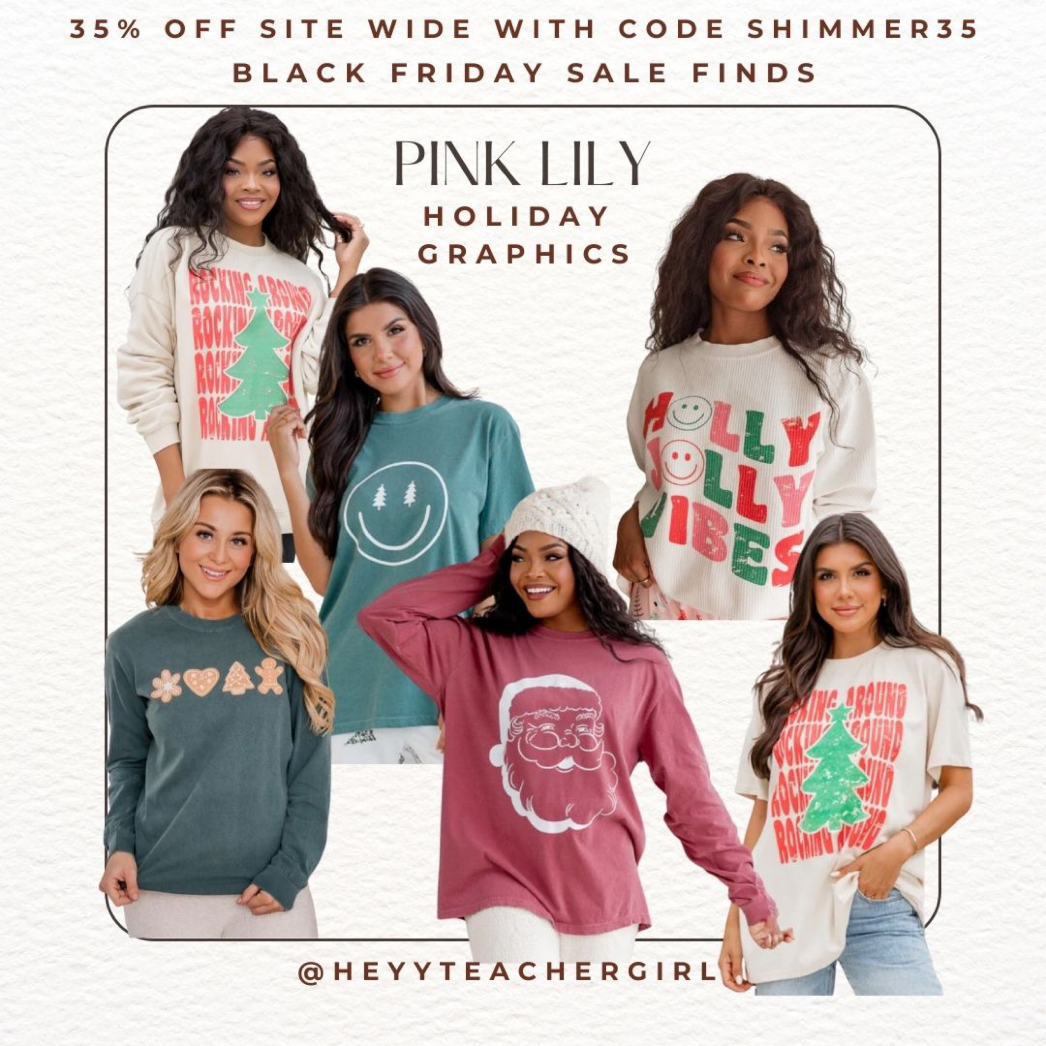 35% off site wide at Pink Lily with code: shimmer35


#LTKHoliday #LTKsalealert #LTKCyberWeek