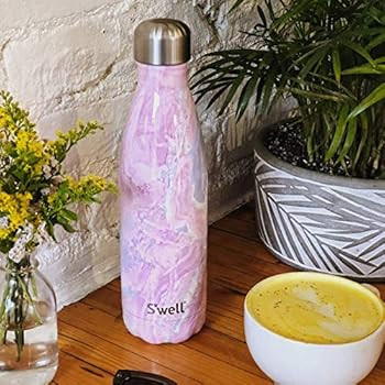 S'well Stainless Steel Insulated Water Bottle - Geode Rose Triple-Layered Vacuum - Double Wall Bottl | Amazon (US)