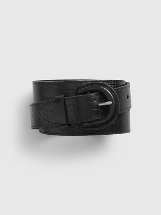 Leather Cover Buckle Belt | Gap (US)