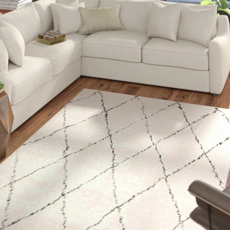 Dunford Hand-woven Ivory Area Rug | Wayfair North America