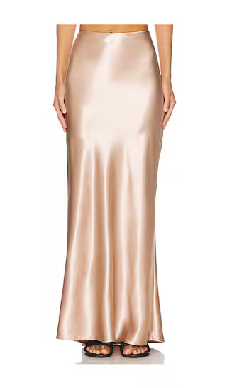 Ani Maxi Skirt in Champagne | Revolve Clothing (Global)