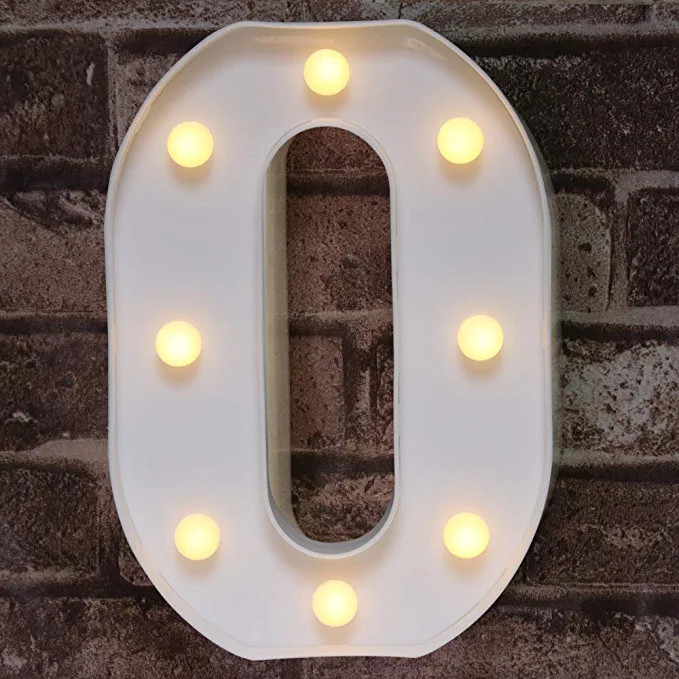 Pooqla LED Marquee Letter Lights Sign, Light Up Alphabet Letter for Home Party Wedding Decoration... | Amazon (US)