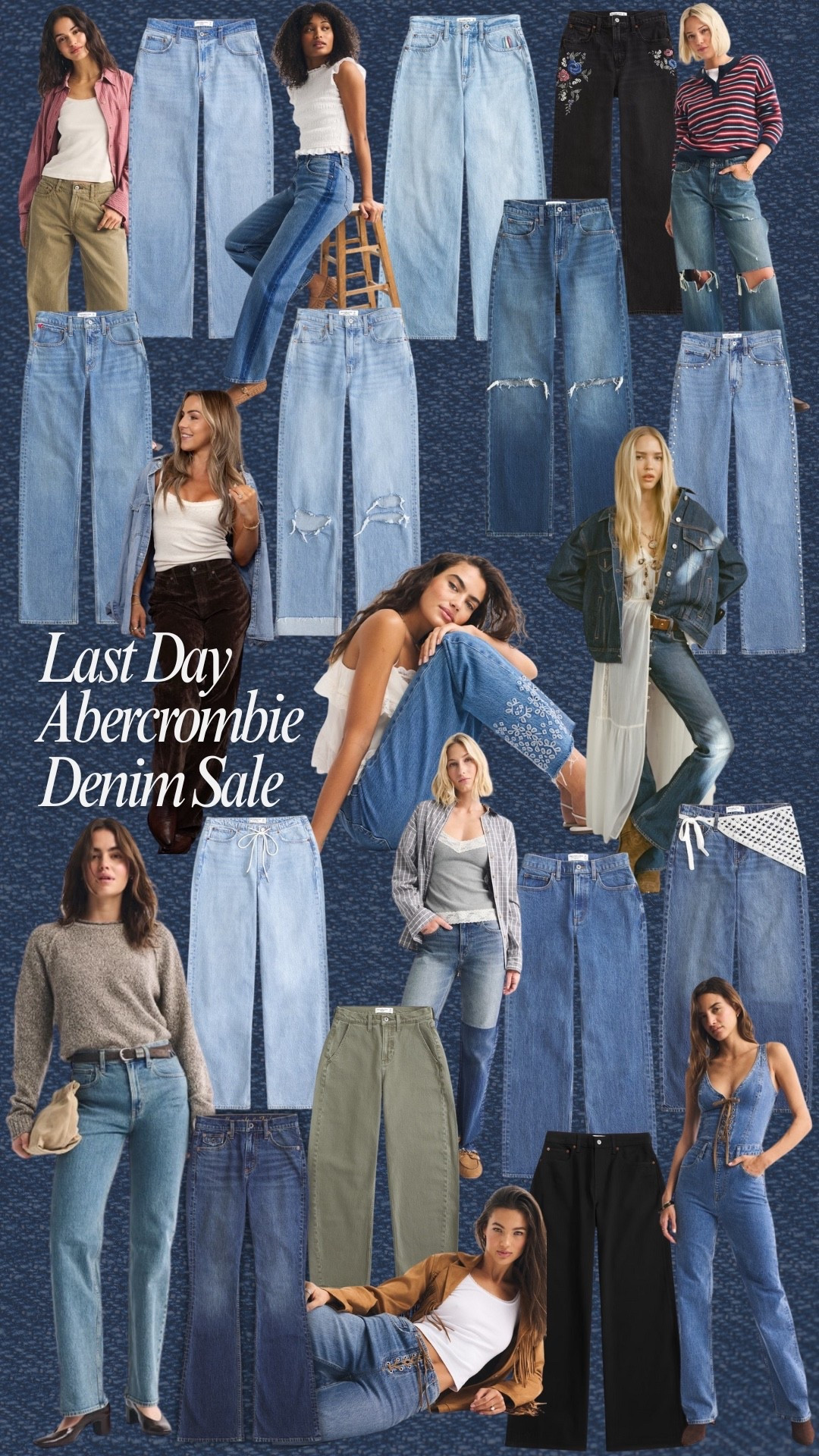 LAST DAY to shop Abercrombie Denim Sale! Literally the best denim🙌🏻

#LTKootd #LTKSaleAlert #LTKOver40