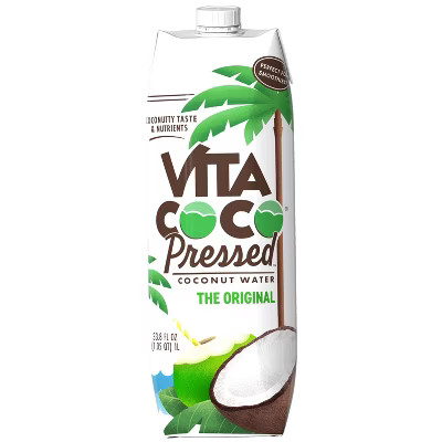 Vita Coco Coconut Water with Pressed Coconut - 33.8 fl oz Carton | Target