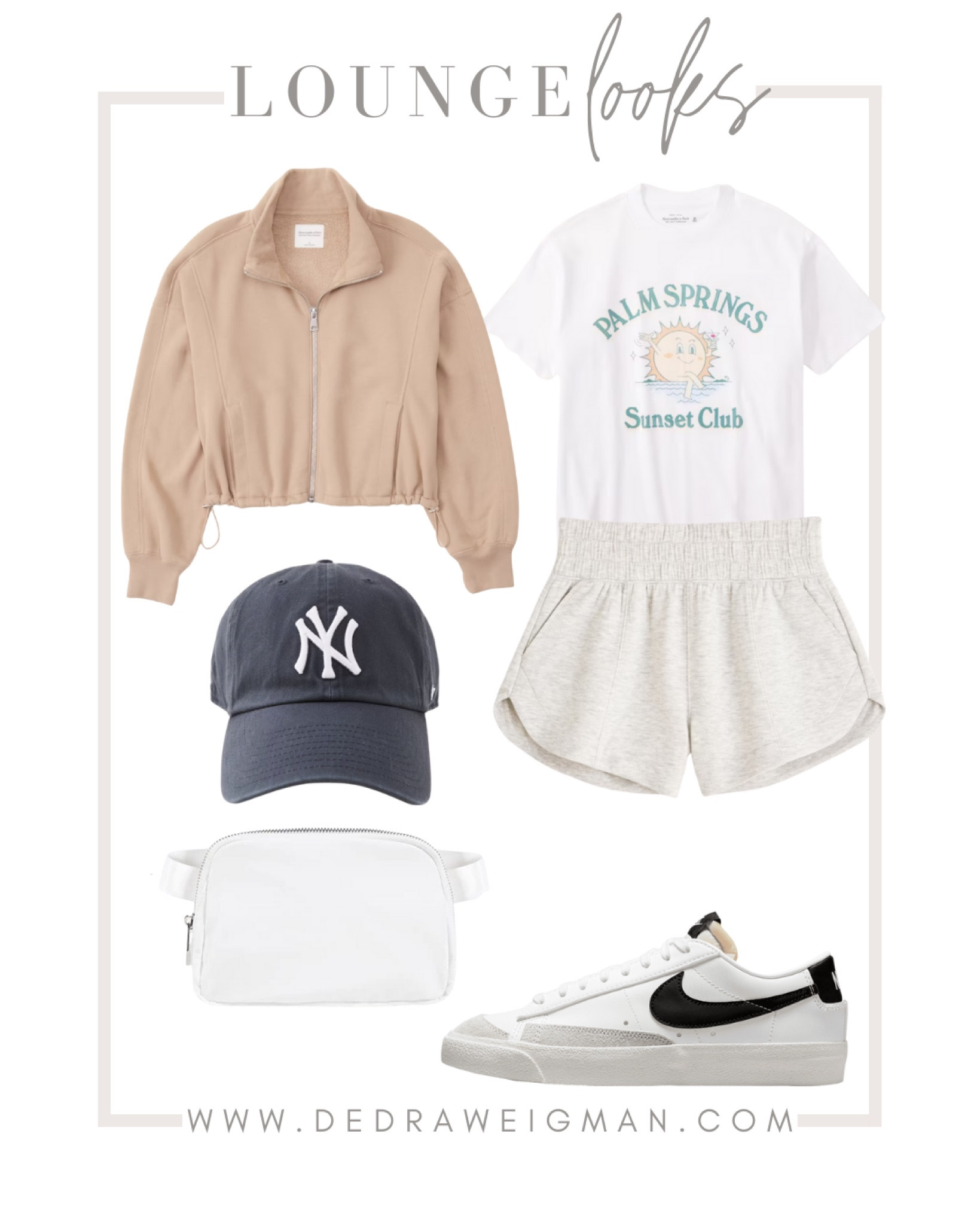 Lounge outfit idea! Loving these AF shorts and zip up! 

#loungewear #loungeoutfit #shorts 

#LTKunder100 #LTKSale #LTKstyletip