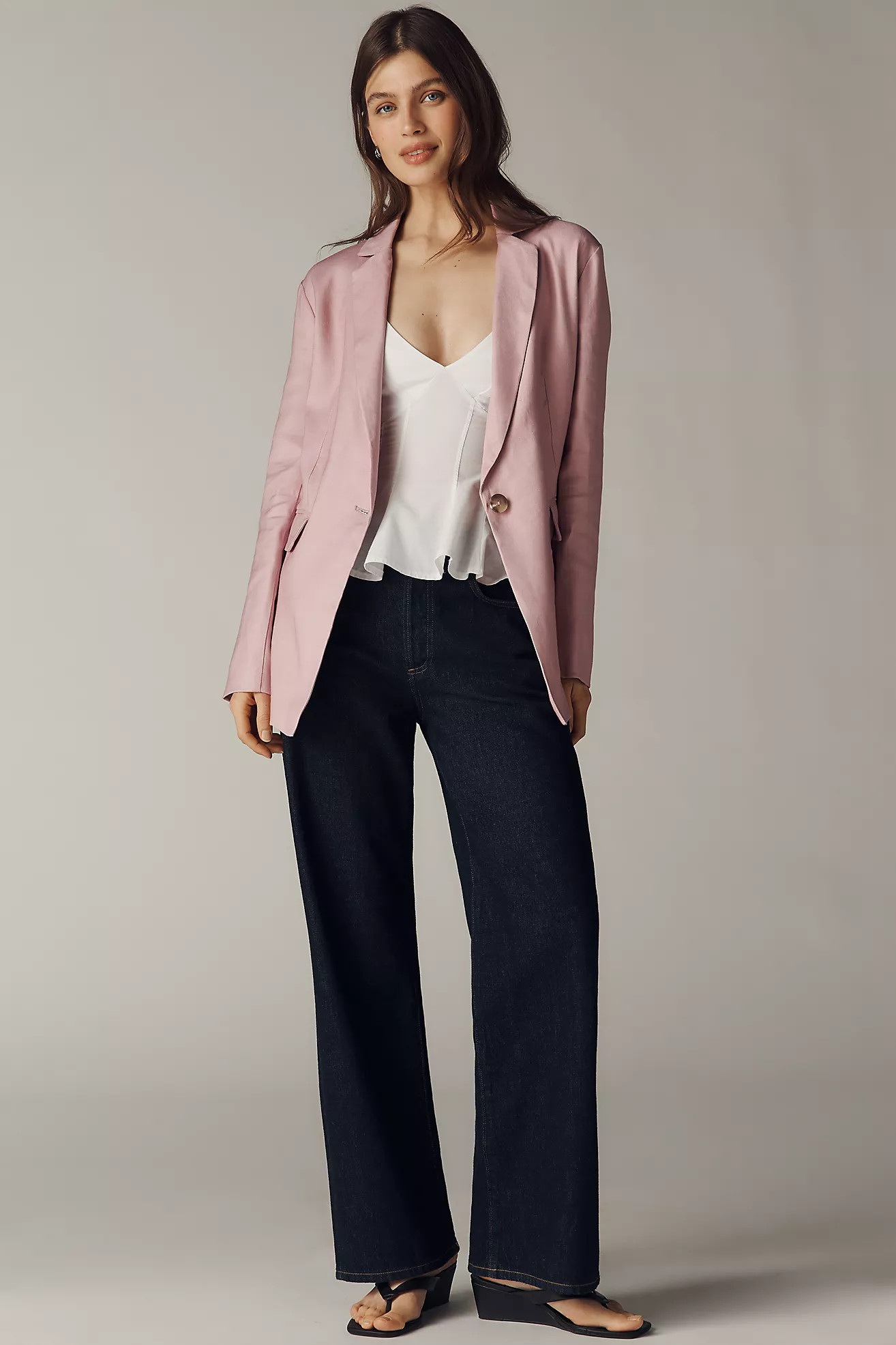 Tessie European Linen Stretch Blazer | Anthropologie (US)