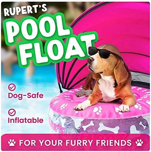 Dog pool hot sale float with canopy