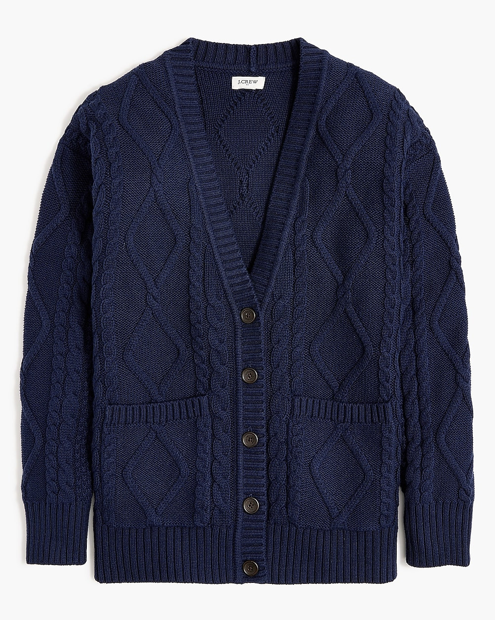 Long cable-knit cardigan sweater | J.Crew Factory