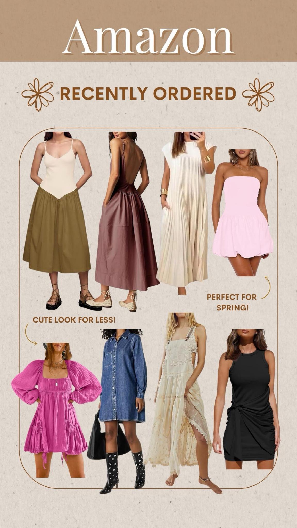 Recently ordered on Amazon! Amazon fashion, recently ordered, spring outfit, dress.

#LTKStyleTip #LTKFindsUnder50 #LTKSeasonal