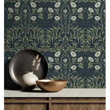 Peel & Stick Floral Wallpaper | Wayfair North America