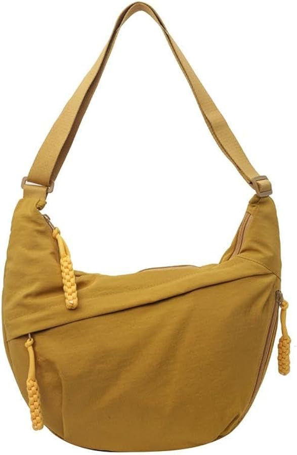 Nylon Crescent Crossbody Bag for Women Shoulder Tote Handbag Casual Sling Bag Dumpling Purse Bag ... | Amazon (US)