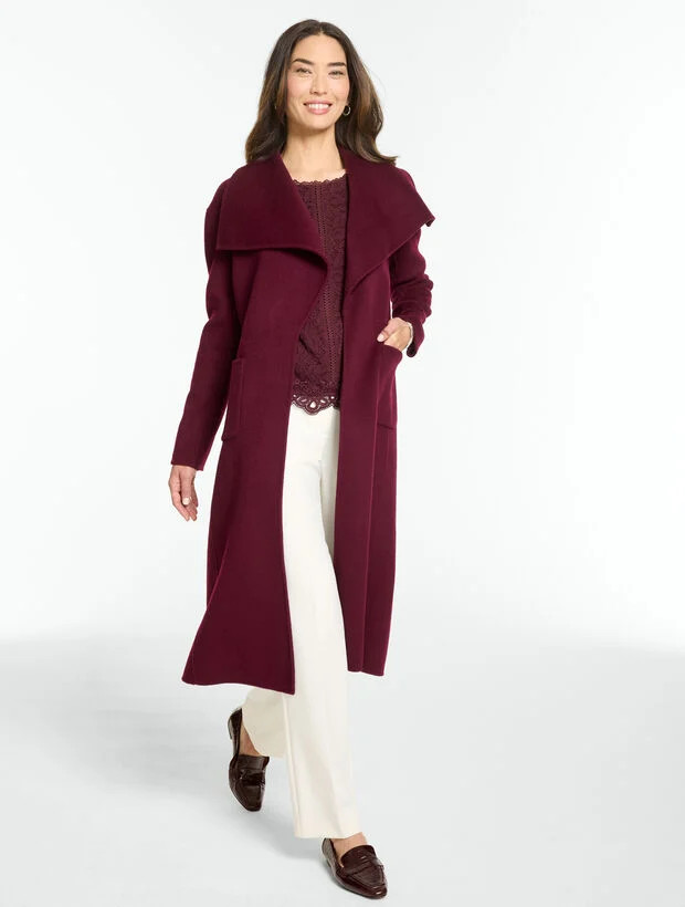 Double Face Belted Coat | Talbots