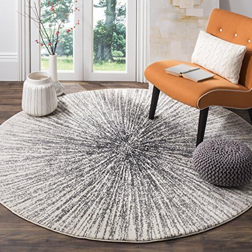 SAFAVIEH Evoke Collection EVK228K Abstract Burst Non-Shedding Dining Room Entryway Foyer Living R... | Amazon (US)