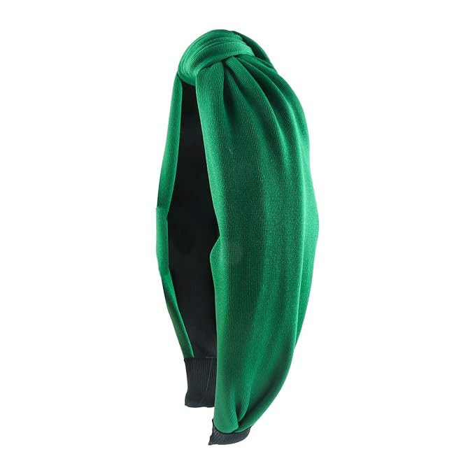 Green Knotted Headbands for Women Wide Knot Hair Bands Girls Hair Accessories for Christmas Birth... | Amazon (US)