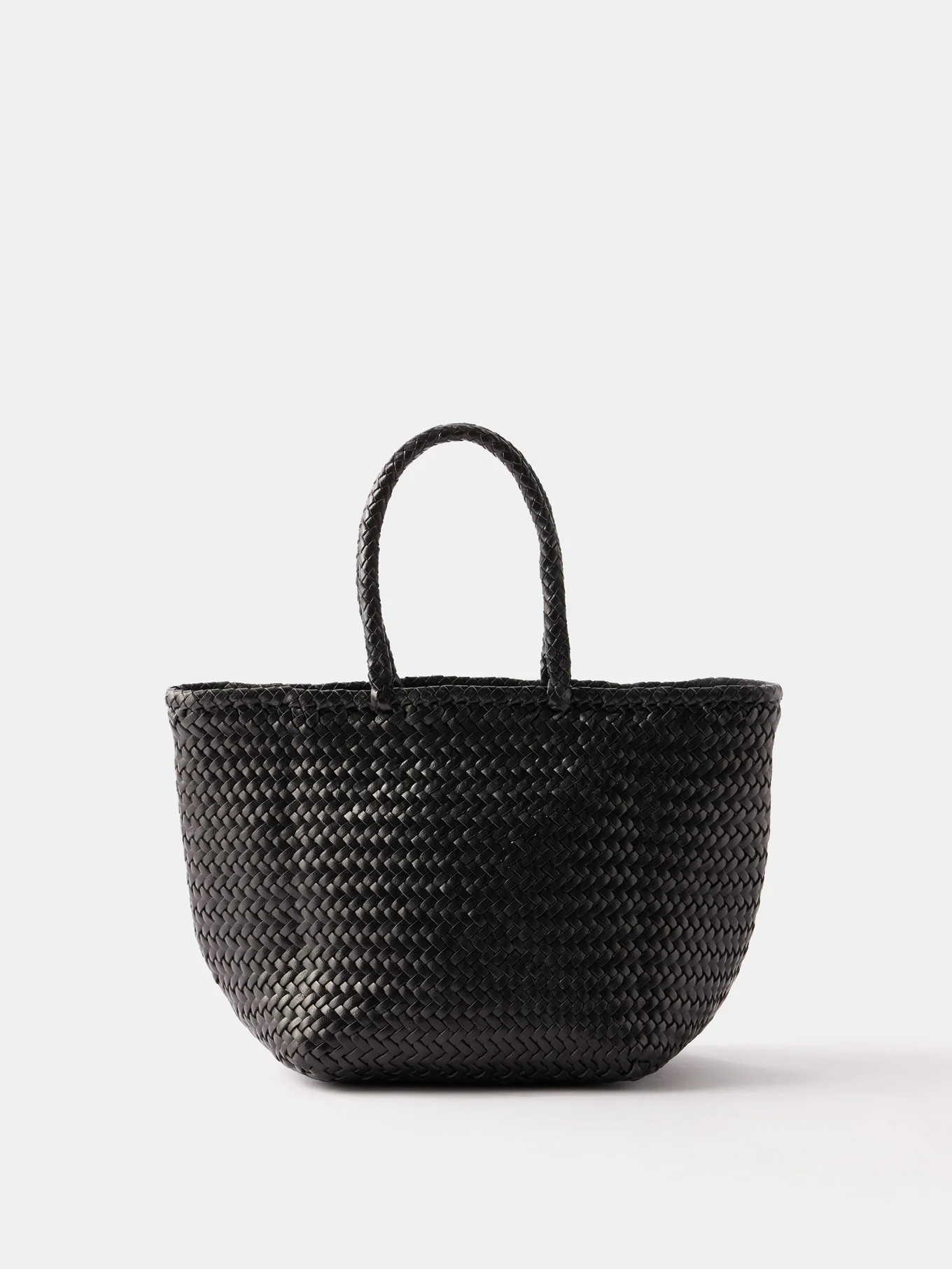 Grace small woven-leather basket bag | Dragon Diffusion | Matches (US)