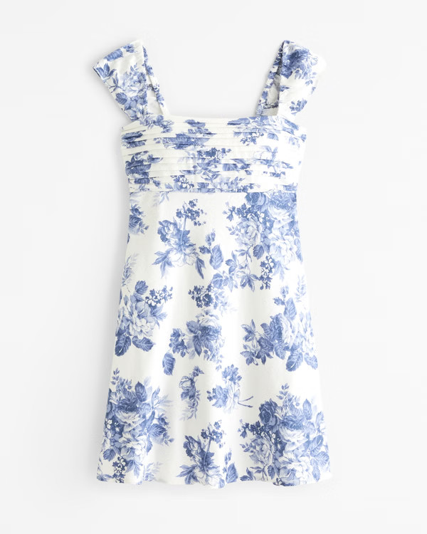 Women's The A&F Emerson Cap Sleeve Mini Dress | Women's Dresses & Jumpsuits | Abercrombie.com | Abercrombie & Fitch (US)