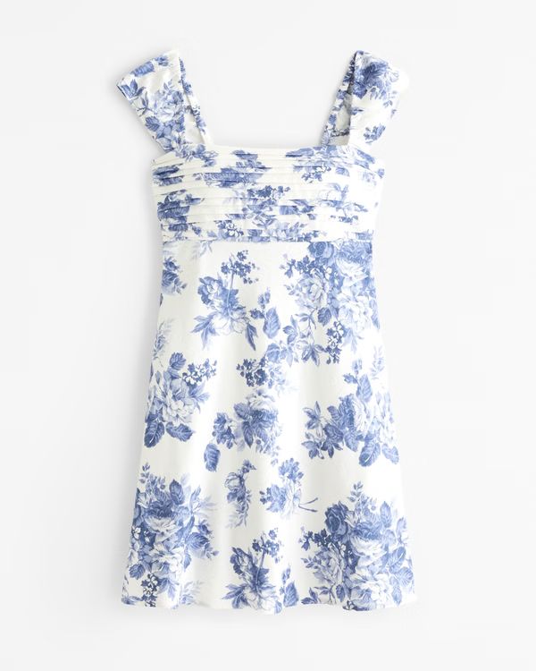 The A&F Emerson Cap Sleeve Mini Dress | Abercrombie & Fitch (US)