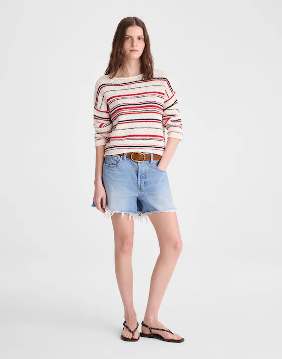 Boatneck Pullover Sweater | Madewell