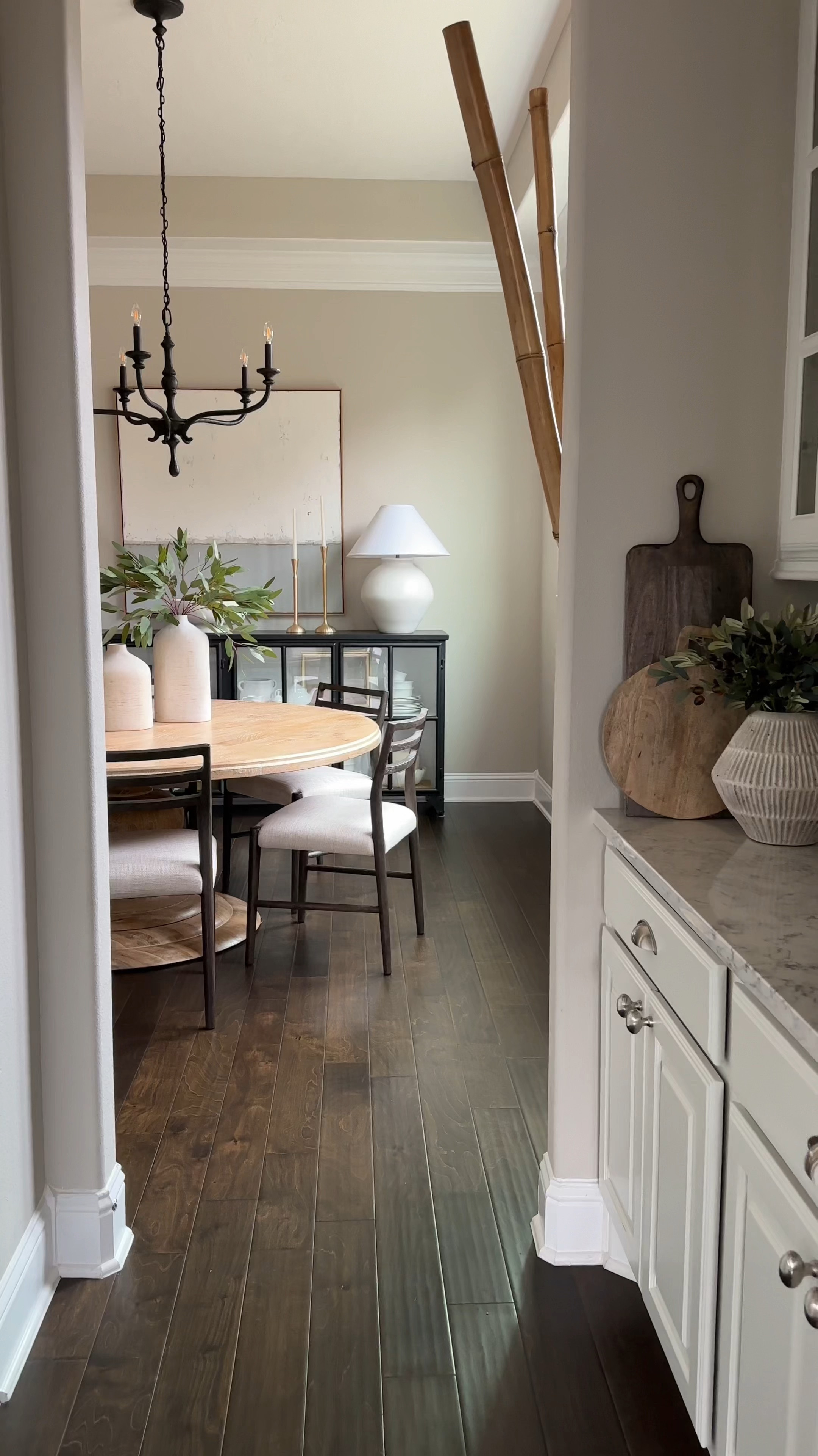 Sharing my do no by room views with some minor changes here and there to refresh the space. Currently thinking of making a little update to the art. Dining room chairs with cane back/ McCabe back chairs, pottery barn dining chairs, formal dining. Round dining room table. 

#LTKstyletip #LTKVideo #LTKhome