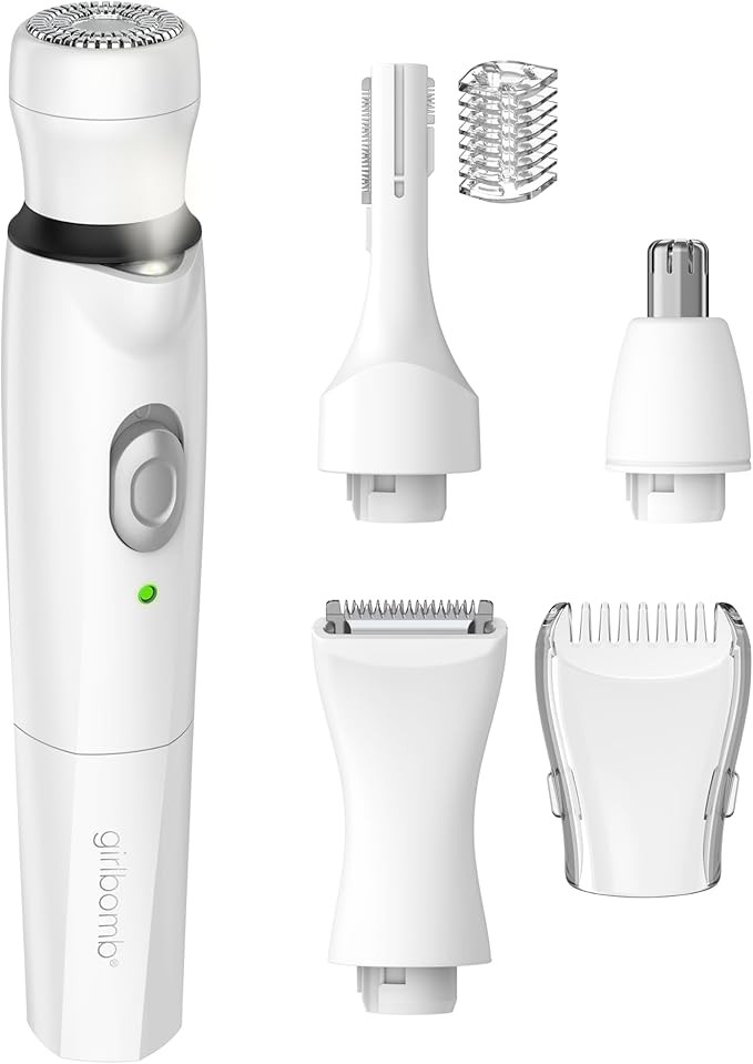 Conair GIRLBOMB All-in-One Face/Body Trimmer and Shaver Set for Women, Wet/Dry, Rechargeable | Amazon (US)