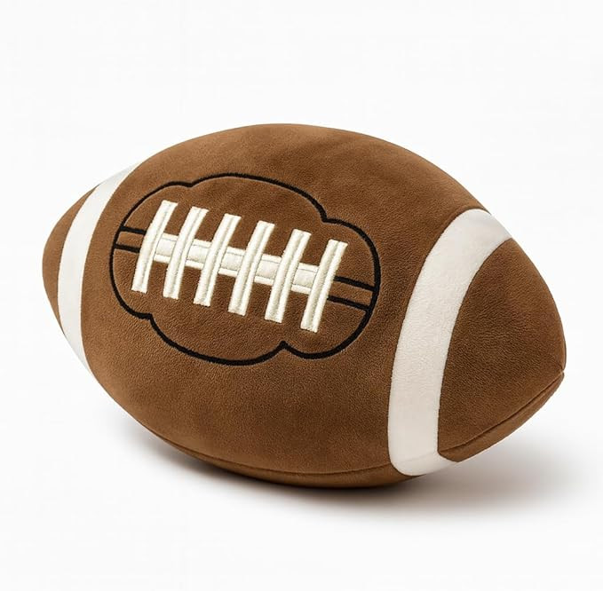 Football Plush Pillow Boy: Soft Stuffed Throw Toys Gift Sports Room Decor 6-12 Year Old | Amazon (US)