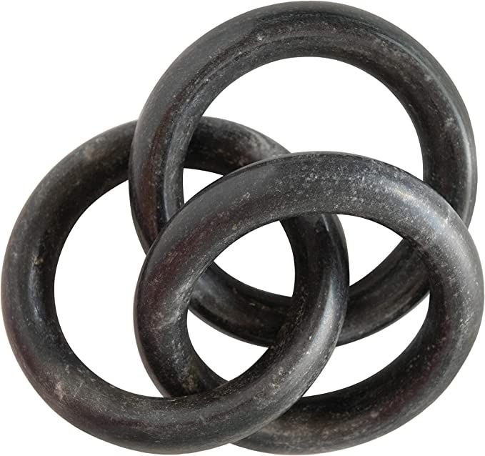 Bloomingville Marble Circle Chain, Black Décor | Amazon (US)