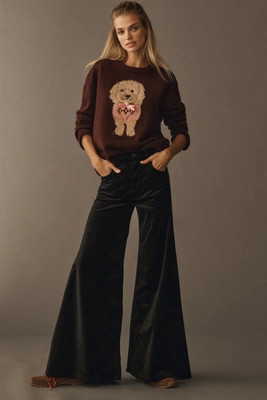 Citizens of Humanity Amari Velvet High-Rise Ultra Wide-Leg Jeans | Anthropologie (US)