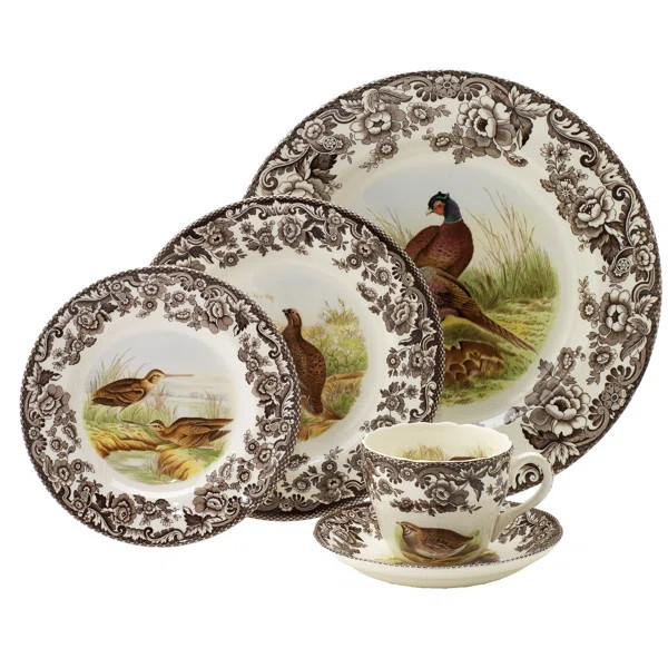 Spode Woodland Earthenware Dinnerware Set | Wayfair North America