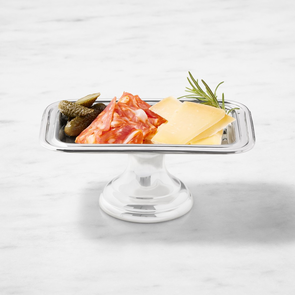 Heirloom Silver Charcuterie Pedestal | Williams-Sonoma