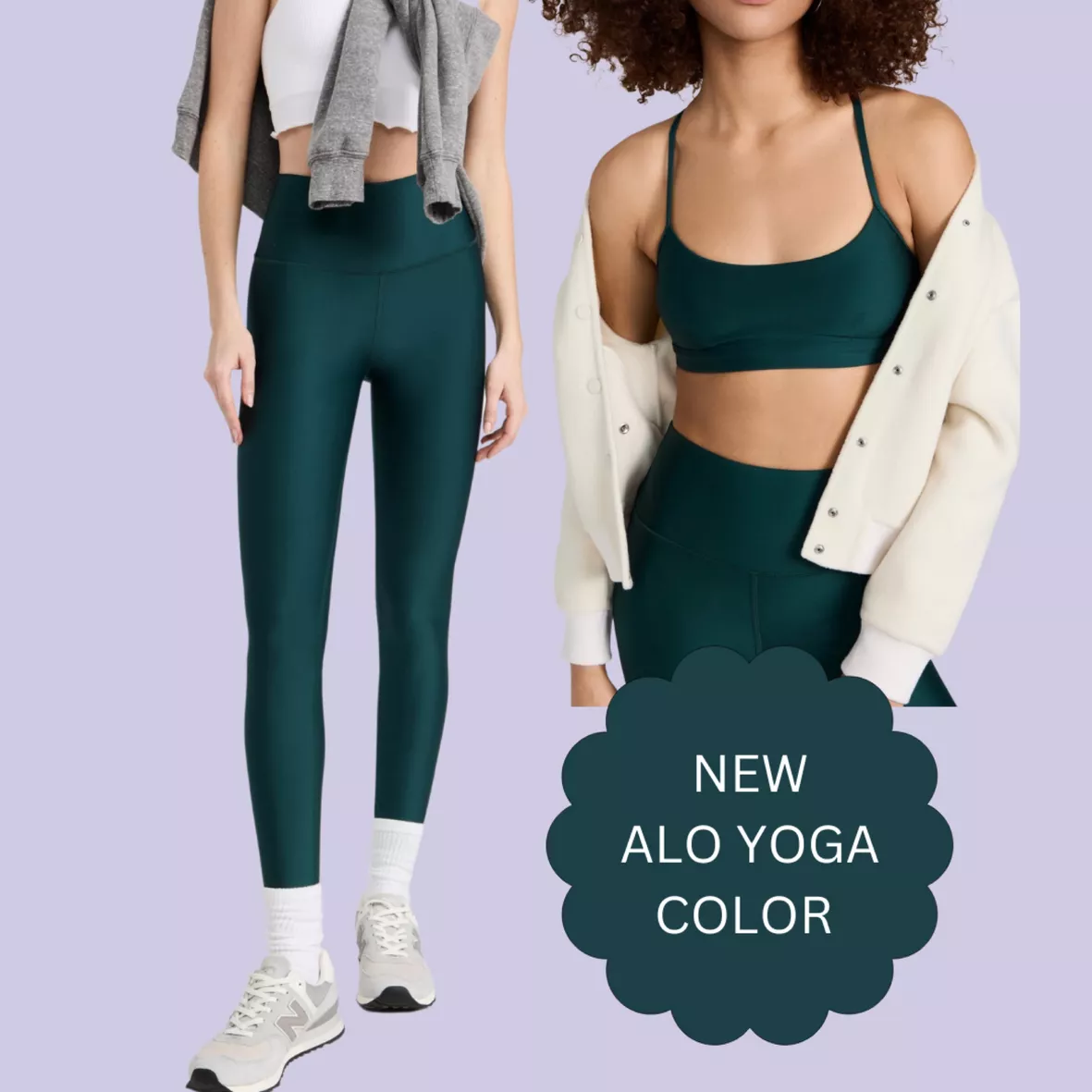 Alo Yoga Airlift Intrigue Bra in Green