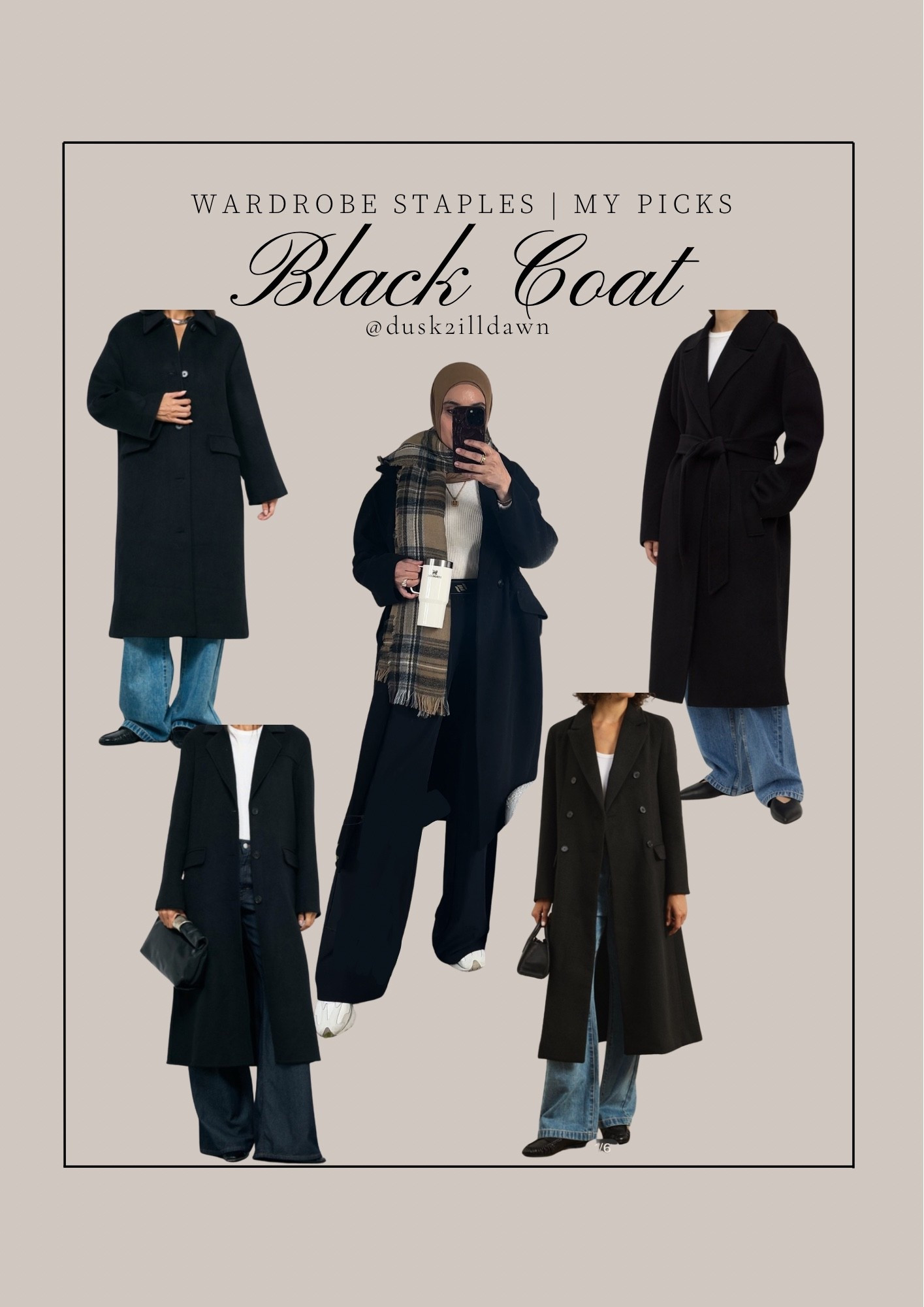 Black Coat wardrobe staple!

#LTKaustralia #LTKwinter #LTKstyletip