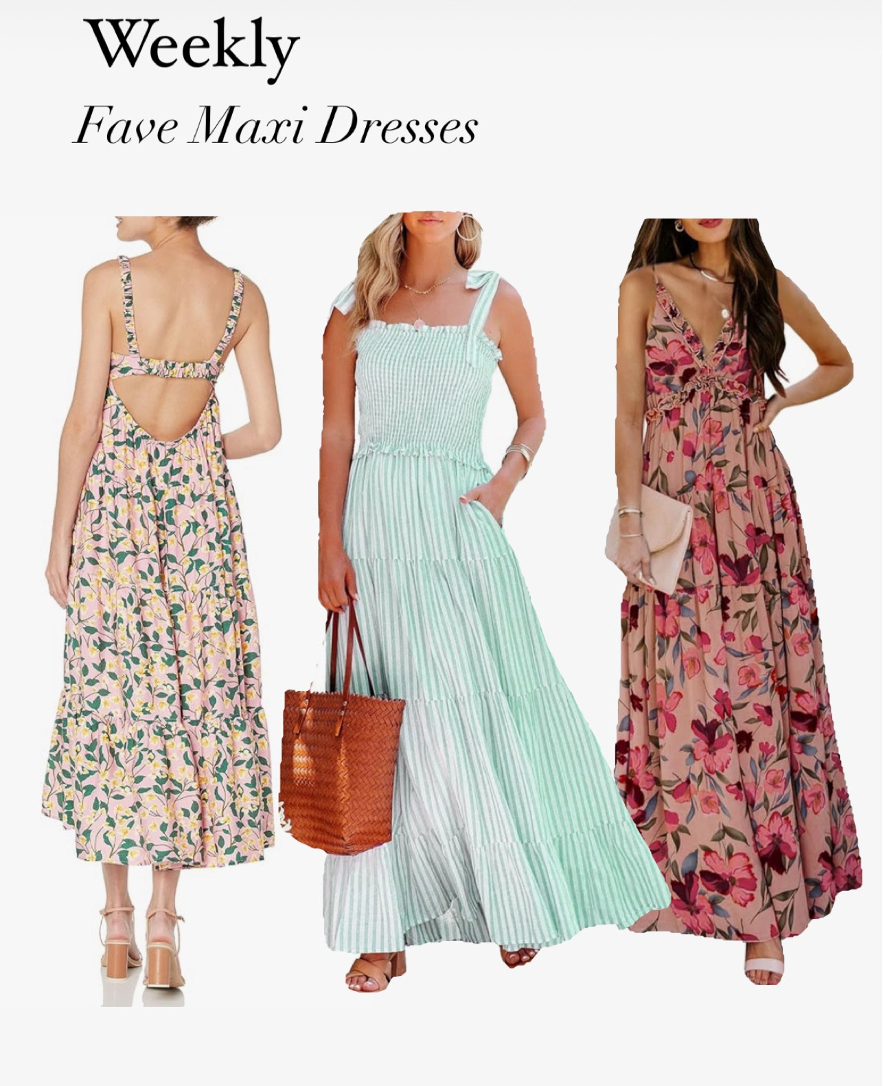 My weekly picks for my favorite maxi dresses. 
Summer dresses 
Summer outfit 
Summer maxi dresses 

#LTKSummerSales #LTKStyleTip #LTKSeasonal