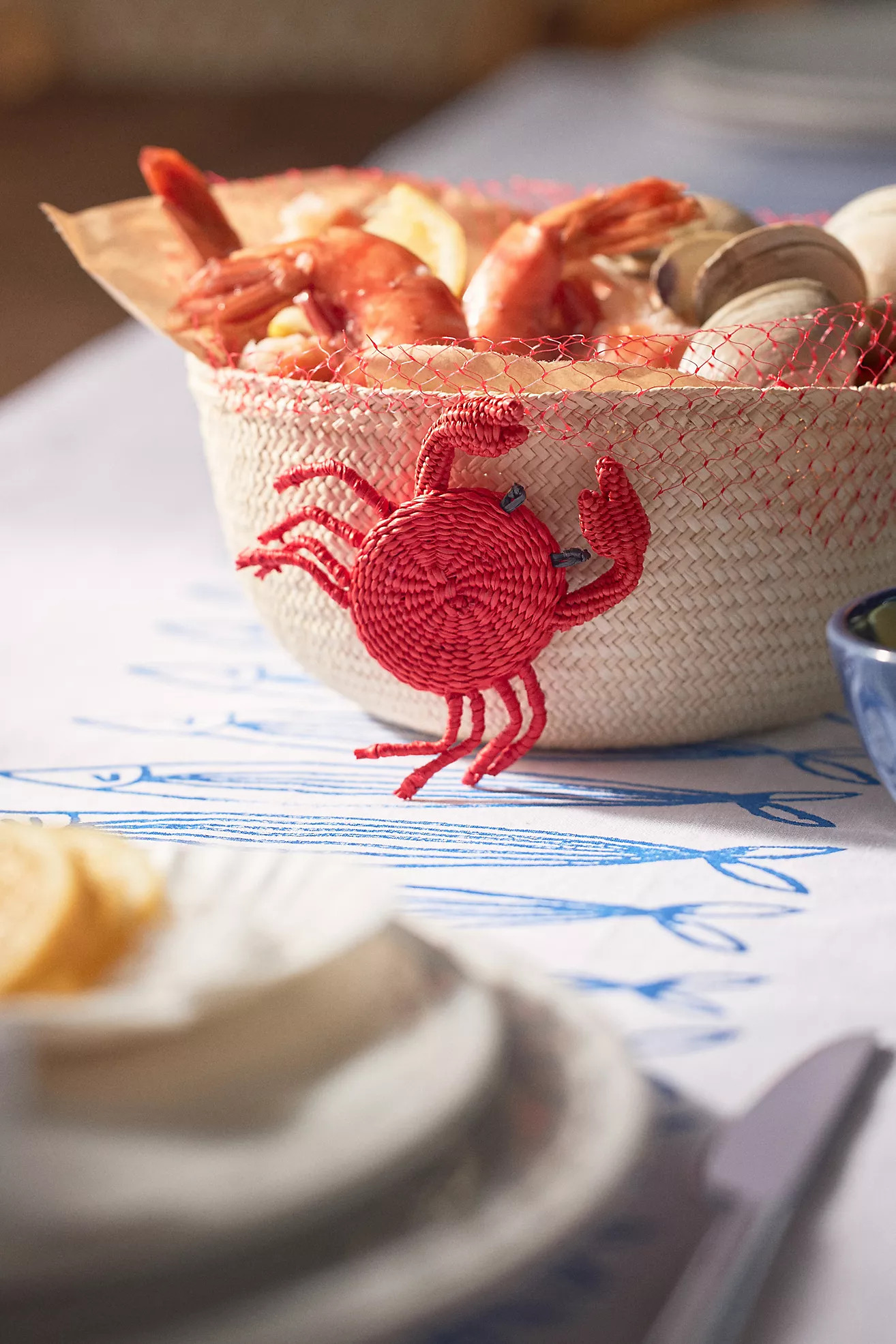 Sea Creature Handwoven Basket | Anthropologie (US)