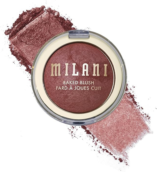 Milani Baked Blush, Updated Powder Blush for Cheeks, Cruelty Free Makeup - Shape, Contour & Highl... | Amazon (US)