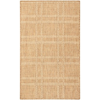 Nourison Horizon Indoor/Outdoor 3' x 5' Natural Modern Rug | Target